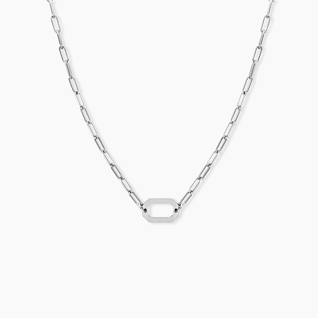 Collier Soho Argent Blanc - Colliers fantaisie Femme | Histoire d’Or