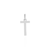 Pendentif Ionia Lettre Or Blanc