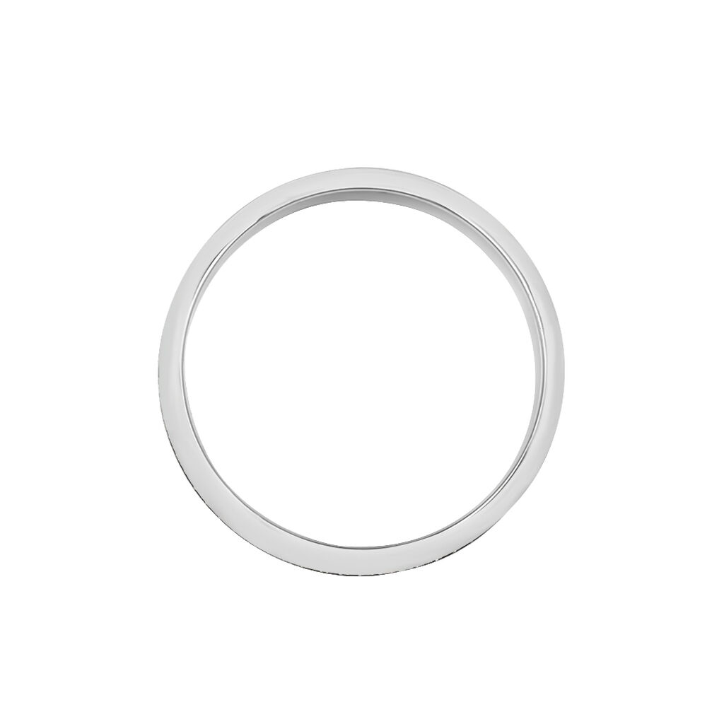 Bague Jonc Maewen Acier Blanc - Bagues fantaisie Homme | Histoire d&rsquo;Or