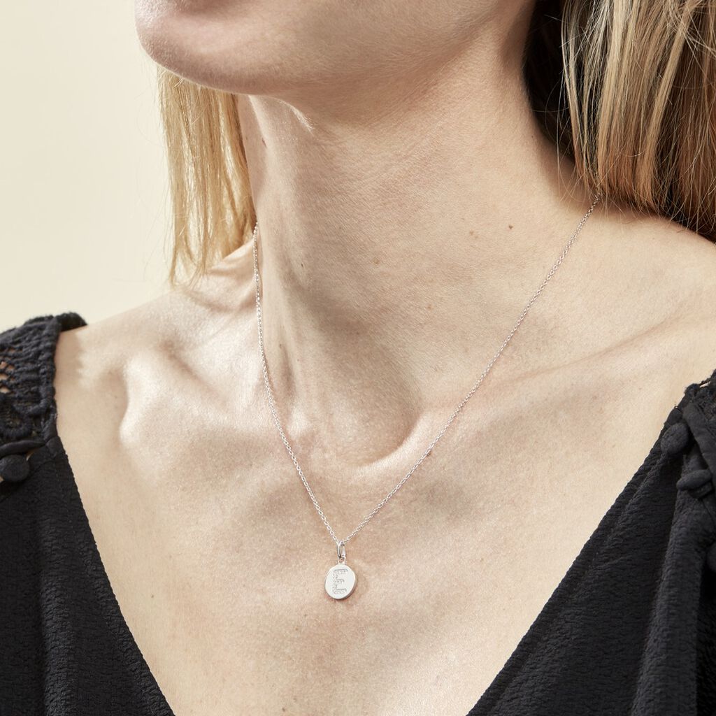 Collier Argent Eugenien Oxydes De Zirconium - Colliers fantaisie Femme | Histoire d’Or