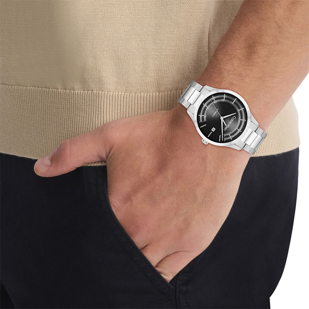 Montre Calvin Klein Iconic Automatic Noir - Montres Homme | Histoire d’Or