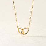 Collier Plaqu&eacute; Or Kimberlie Oxydes De Zirconium - Colliers fantaisie Femme | Histoire d&rsquo;Or