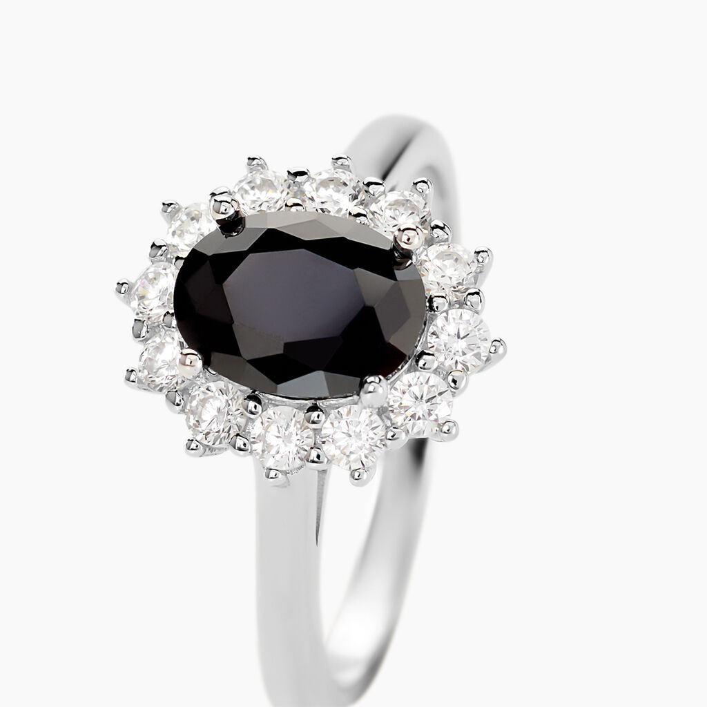 Bague Solitaire Gabor Argent Blanc Oxyde De Zirconium - Bagues solitaires Femme | Histoire d&rsquo;Or