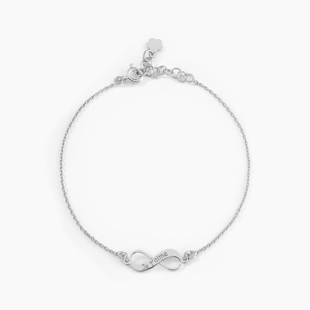 Bracelet Argent Blanc Wandis - F&ecirc;te des m&egrave;res Femme | Histoire d&rsquo;Or