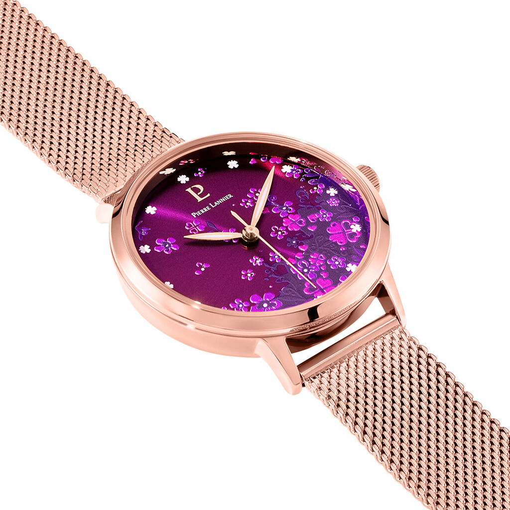 Montre Pierre Lannier Tallia Violet - Montres Femme | Histoire d’Or