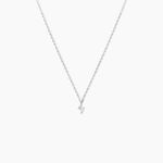 Collier Meyline Argent Blanc Oxyde De Zirconium - Colliers fantaisie Femme | Histoire d&rsquo;Or