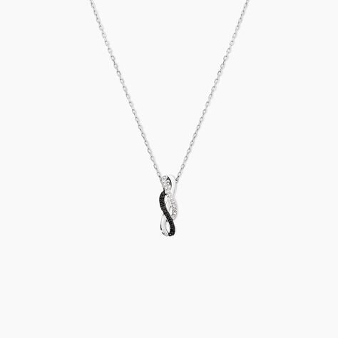 Collier Callune Or Blanc Diamant - Colliers Femme | Histoire d&rsquo;Or