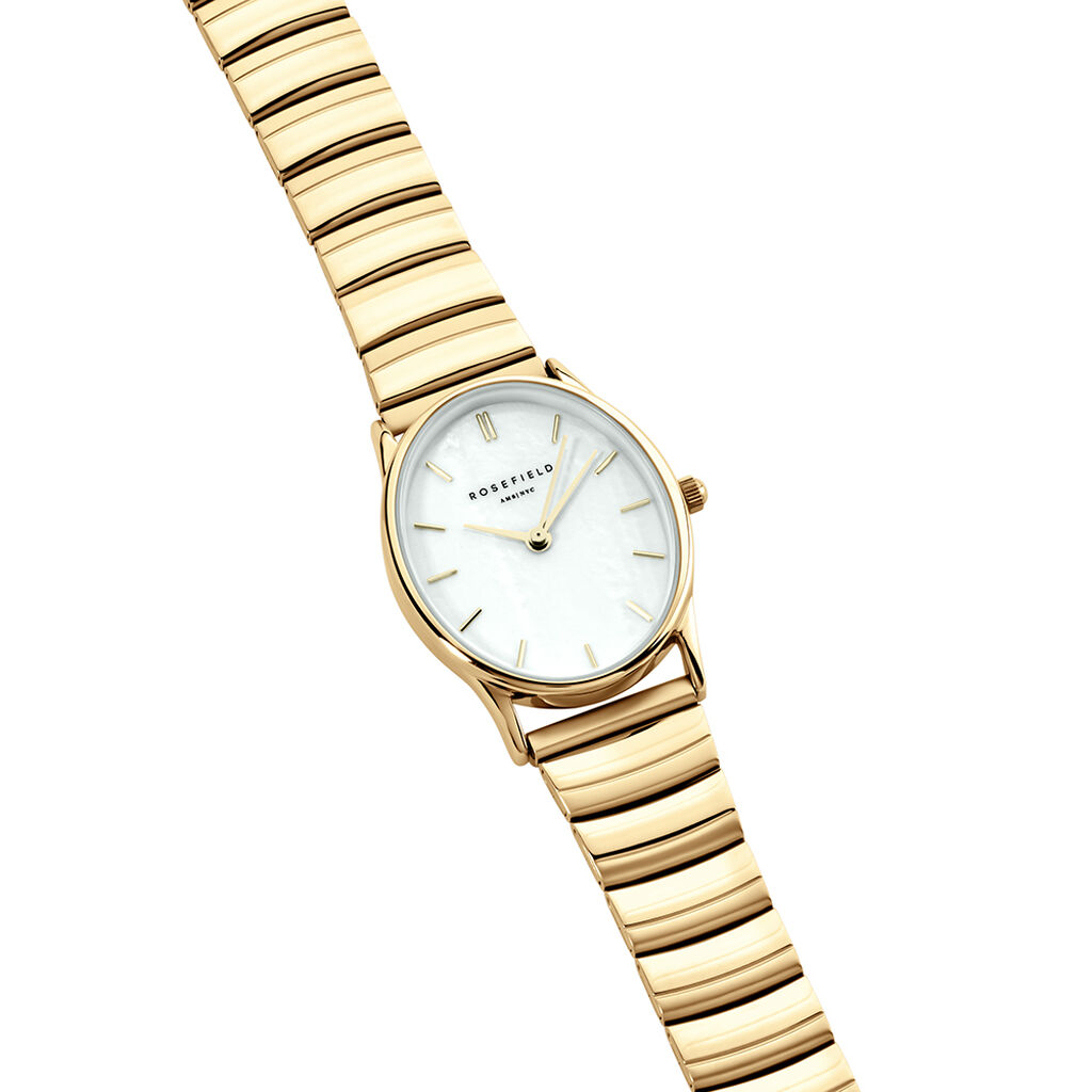 Montre Rosefield Oval Nacre Blanche - Id&eacute;es cadeaux Femme | Histoire d&rsquo;Or
