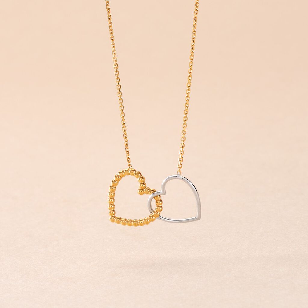 Collier Elizabeta Or Bicolore - Colliers Femme | Histoire d’Or