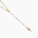 Collier Evelina Croix Maille Boule Or Jaune - Pendentifs Baptême Famille | Histoire d’Or
