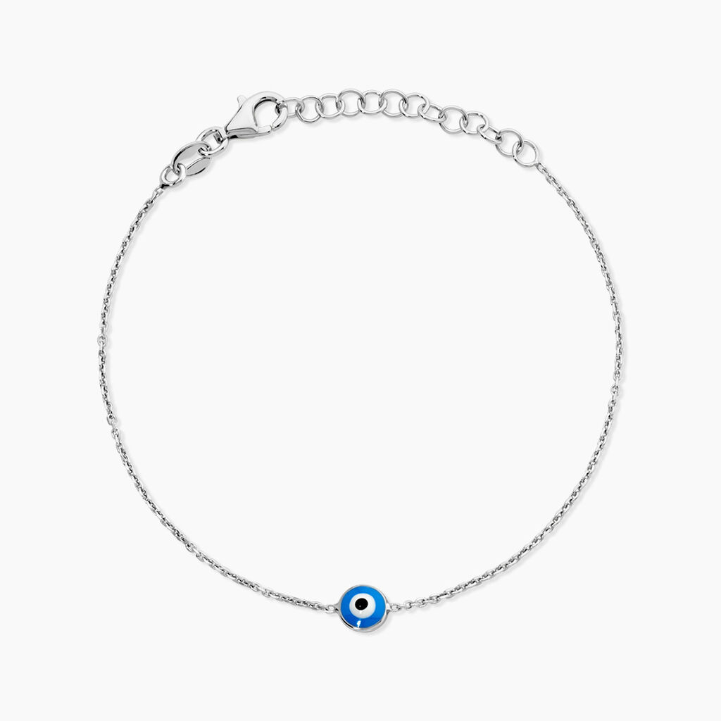 Bracelet Parad'eyes Argent Blanc - Bracelets Femme | Histoire d&rsquo;Or