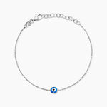 Bracelet Parad'eyes Argent Blanc - Bracelets Femme | Histoire d&rsquo;Or