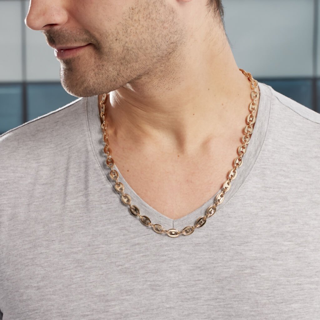 Collier William Plaqué Or Jaune - Chaines Homme | Histoire d’Or