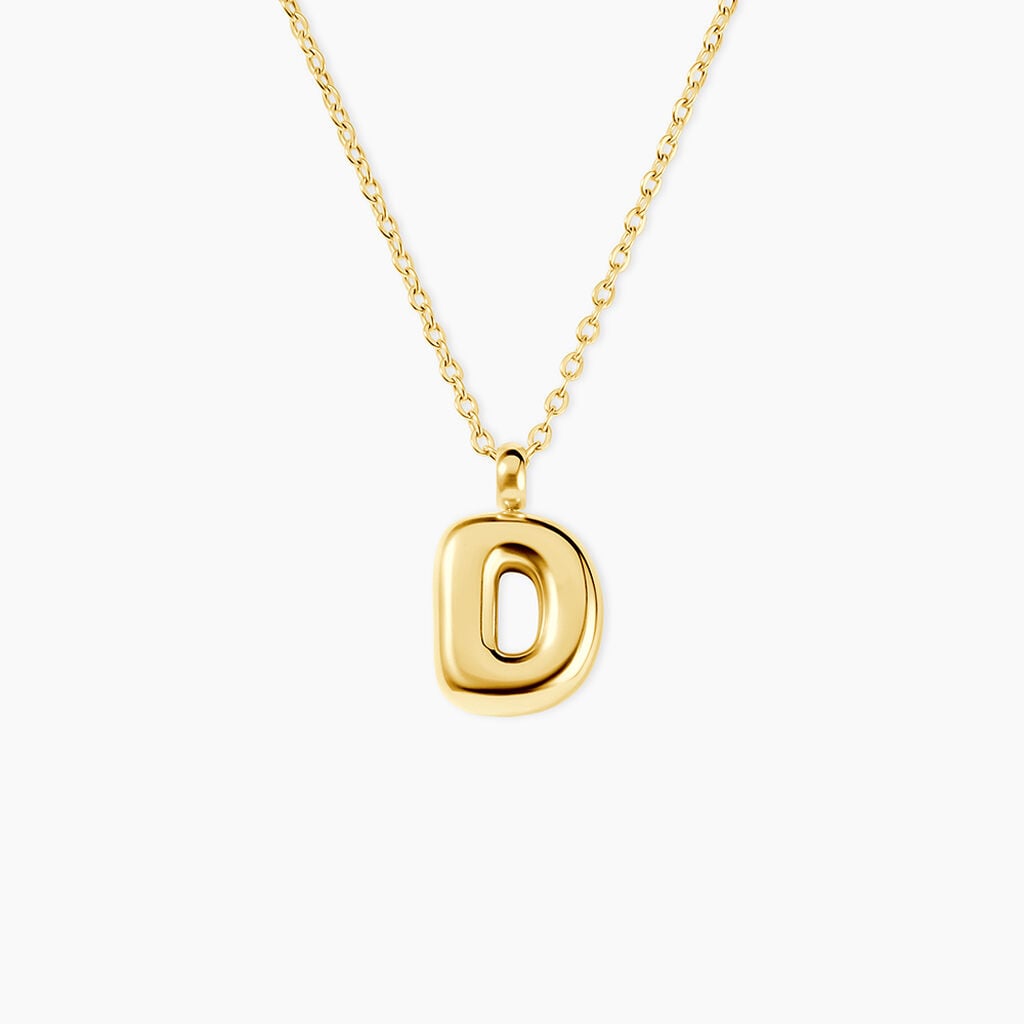 Collier Feliciane Acier Dor&eacute; - Colliers fantaisie Femme | Histoire d&rsquo;Or