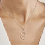 Collier Flaura Argent Blanc - Colliers fantaisie Femme | Histoire d&rsquo;Or