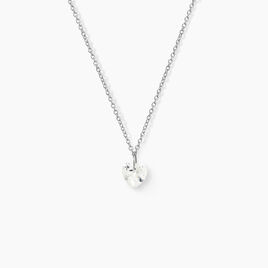 Collier Argent Sopher Oxyde De Zirconium - Colliers Coeur Femme | Histoire d’Or