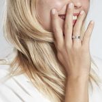 Alliance Cheryn Ruban Plat Argent Blanc - Alliances Famille | Histoire d&rsquo;Or