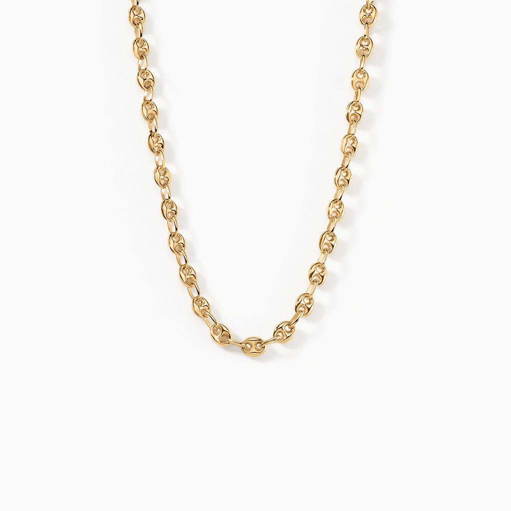 Collier Dami Maille Grain De Caf&eacute; - Colliers Homme | Histoire d&rsquo;Or