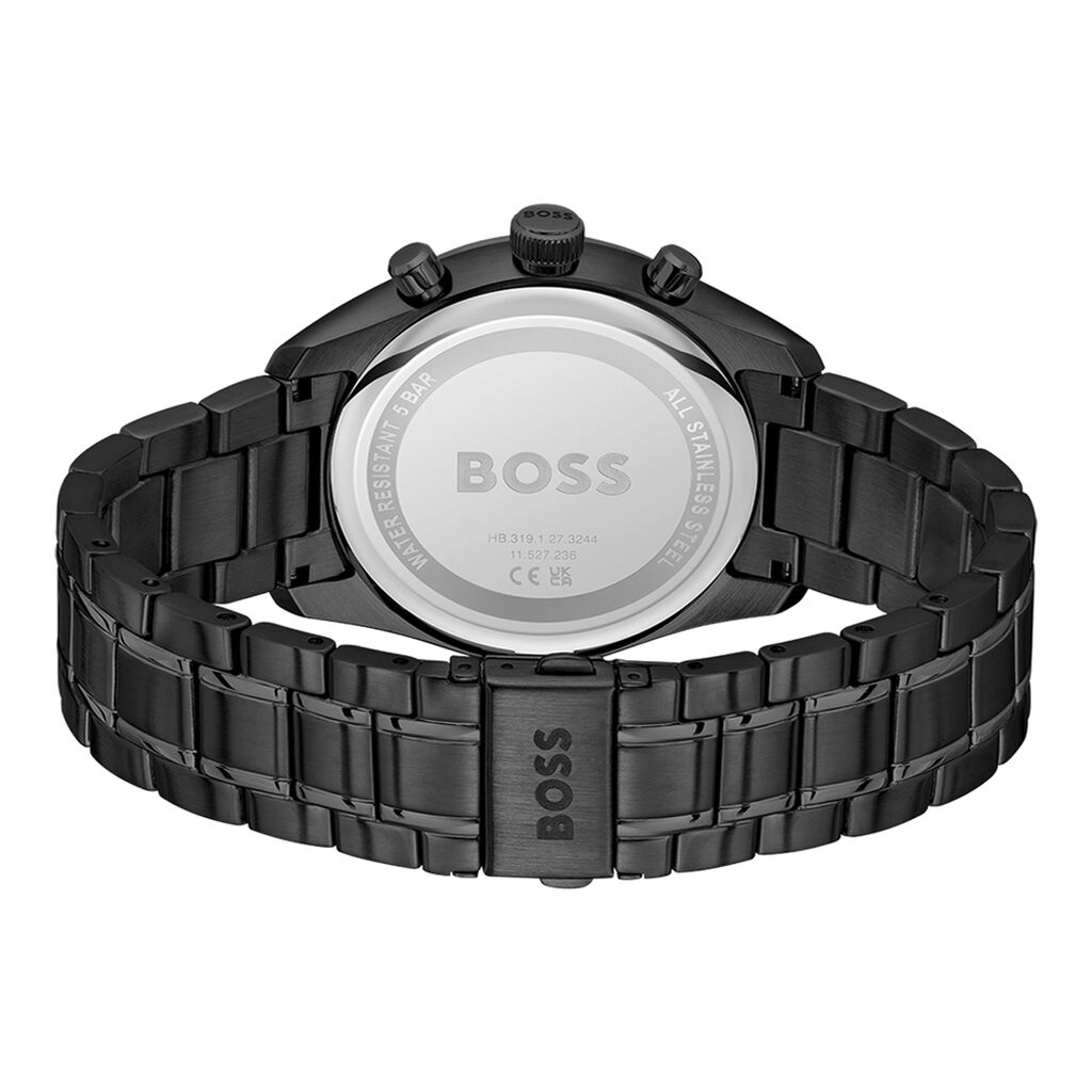 Montre Boss Grand Prix 44 Noir - Id&eacute;es cadeaux Homme | Histoire d&rsquo;Or