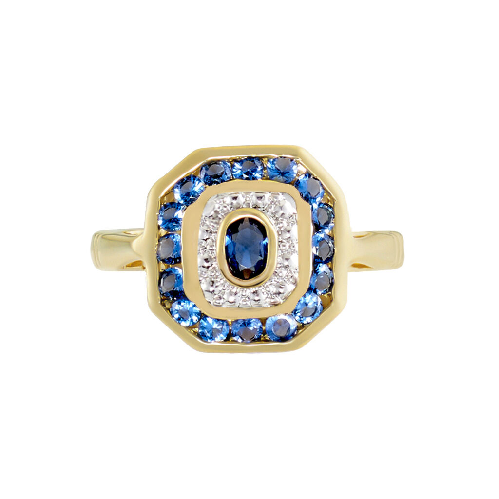Bague Hans Plaqué Or Oxyde Pierre - Bagues avec pierre Femme | Histoire d’Or
