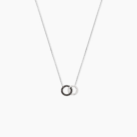 Collier Bella Or Blanc Diamant - Colliers Femme | Histoire d’Or