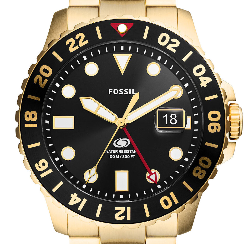 Montre Fossil Blue Noir - Montres Homme | Histoire d’Or
