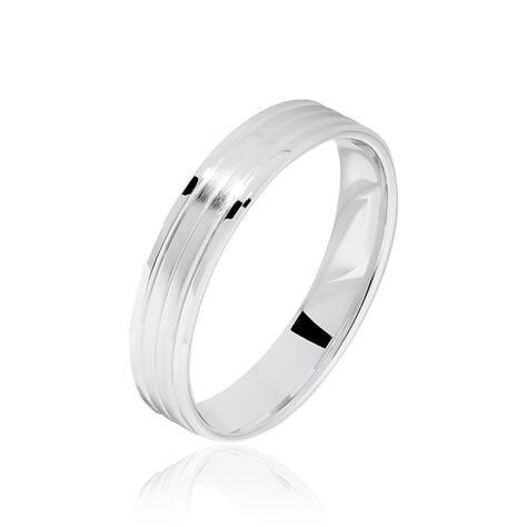 Alliance Basile Or Blanc - Alliances Unisex | Histoire d&rsquo;Or