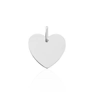Pendentif Eba Argent Blanc