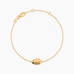 Bracelet Classic Bold Plaqu&eacute; Or Jaune - Bracelets fantaisie Femme | Histoire d&rsquo;Or