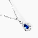 Collier Tania Argent Blanc Oxyde De Zirconium - F&ecirc;te des m&egrave;res Femme | Histoire d&rsquo;Or