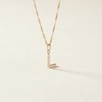 Pendentif Klementine Or Jaune Oxyde De Zirconium - Pendentifs Famille | Histoire d&rsquo;Or