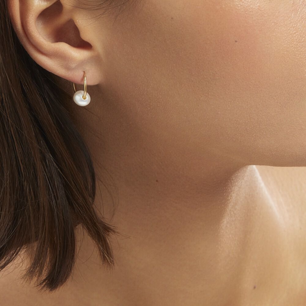 Boucles D'oreilles Créoles En Or 9 Carats (375/1000) - Taille 15mm X 15mm, Neuves Avec étiquettes, Parfaites Pour Un Cadeau