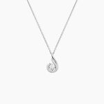 Collier Indian Drop Argent Blanc Oxyde De Zirconium - Colliers fantaisie Femme | Histoire d&rsquo;Or