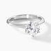 Bague Lydia Argent Blanc Oxyde De Zirconium - Bagues solitaires Femme | Histoire d’Or