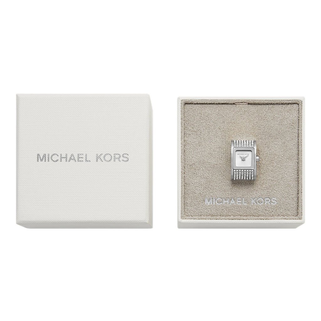 Montre Michael Kors Darrington Watch Ring Argenté - Montres Femme | Histoire d’Or