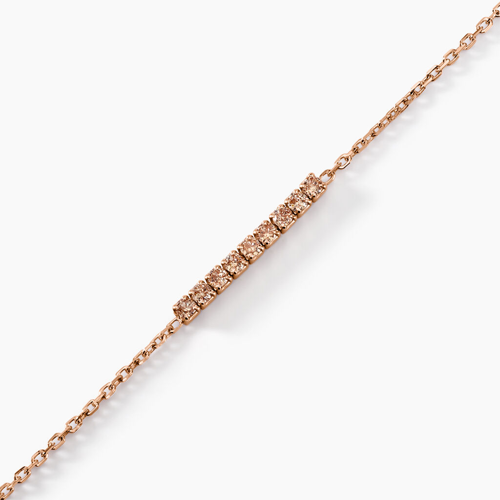 Bracelet Rio Argent Rose Oxyde De Zirconium - Bracelets Femme | Histoire d&rsquo;Or
