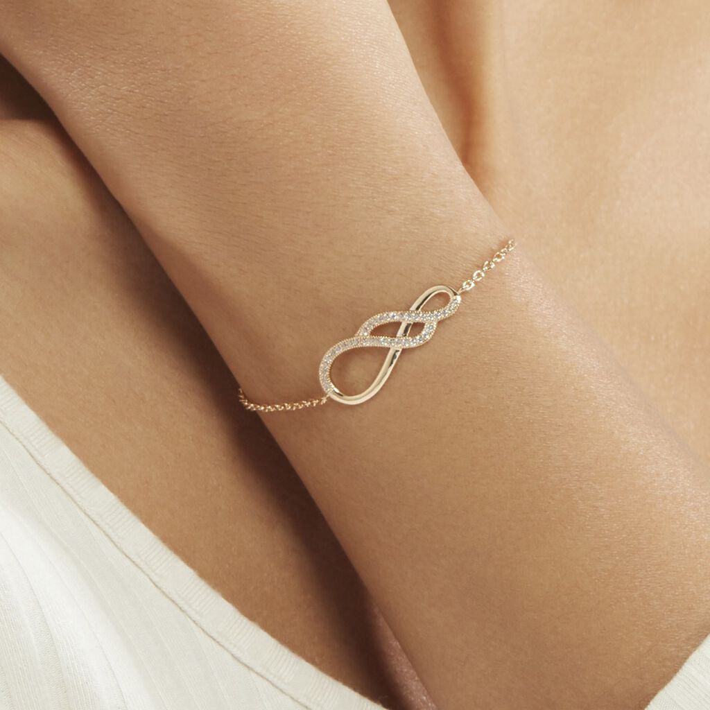 Bracelet Rajah Plaqué Or Jaune Oxyde De Zirconium - Bracelets Femme | Histoire d’Or