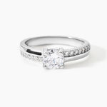 Bague Mayssara Argent Blanc Oxyde De Zirconium - Bijoux Femme | Histoire d&rsquo;Or