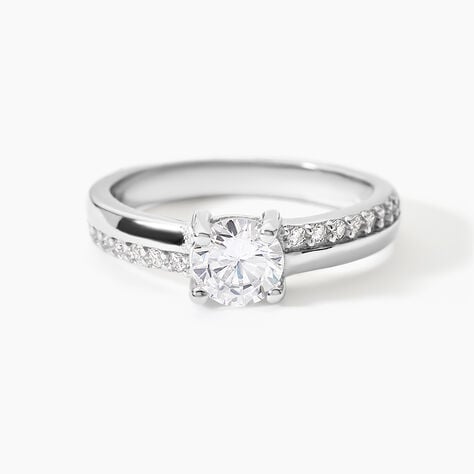 Bague Mayssara Argent Blanc Oxyde De Zirconium - Bijoux Femme | Histoire d&rsquo;Or