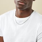 Collier Vivian Argent Blanc - Chaines Homme | Histoire d&rsquo;Or