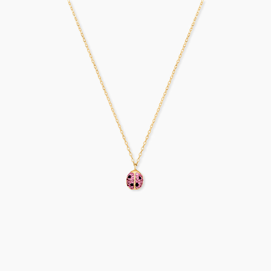 Collier Dima Or Jaune Cristal - Colliers Enfant | Histoire d&rsquo;Or