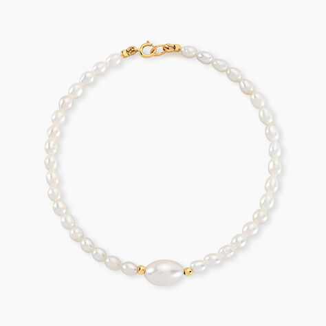 Bracelet Akil Or Jaune Perle De Culture - Bracelets Femme | Histoire d’Or