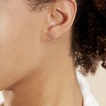 Boucles D'oreilles Puces Freyia Cheval Or Jaune - Clous d'oreilles Famille | Histoire d&rsquo;Or