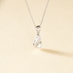 Collier Mellie Argent Blanc Perle De Culture Et Oxyde De Zirconium - Colliers fantaisie Femme | Histoire d&rsquo;Or