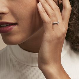 Bague Solitaire Doralicia Argent Blanc Oxyde De Zirconium - Bagues solitaires Femme | Histoire d’Or