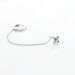 Bijou D'oreille Unitaire Argent Blanc Gosse Oxydes De Zirconium - Boucles d'Oreilles Etoile Femme | Histoire d’Or