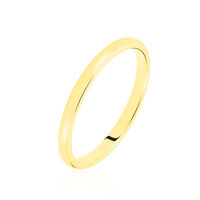 Alliance Aphroditia Demi Jonc Bombe Or Jaune