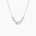 Collier Glow Up Argent Blanc Oxyde De Zirconium - Colliers fantaisie Femme | Histoire d’Or