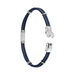 Bracelet Yannik Acier Blanc - Bracelets cordon Homme | Histoire d’Or