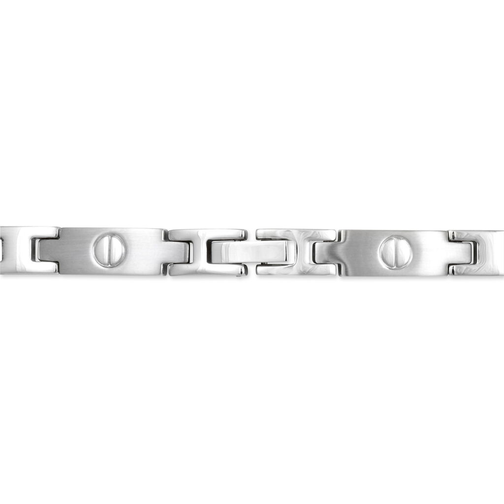 Bracelet Joe Acier Blanc - Bracelets Homme | Histoire d’Or